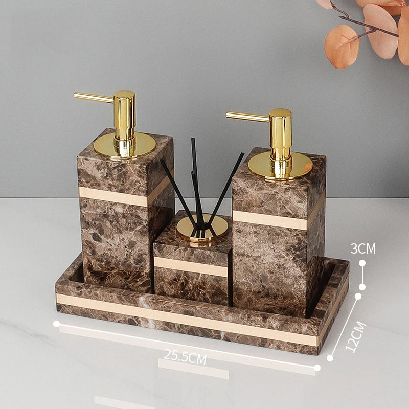 Emperador Dark Marble Set