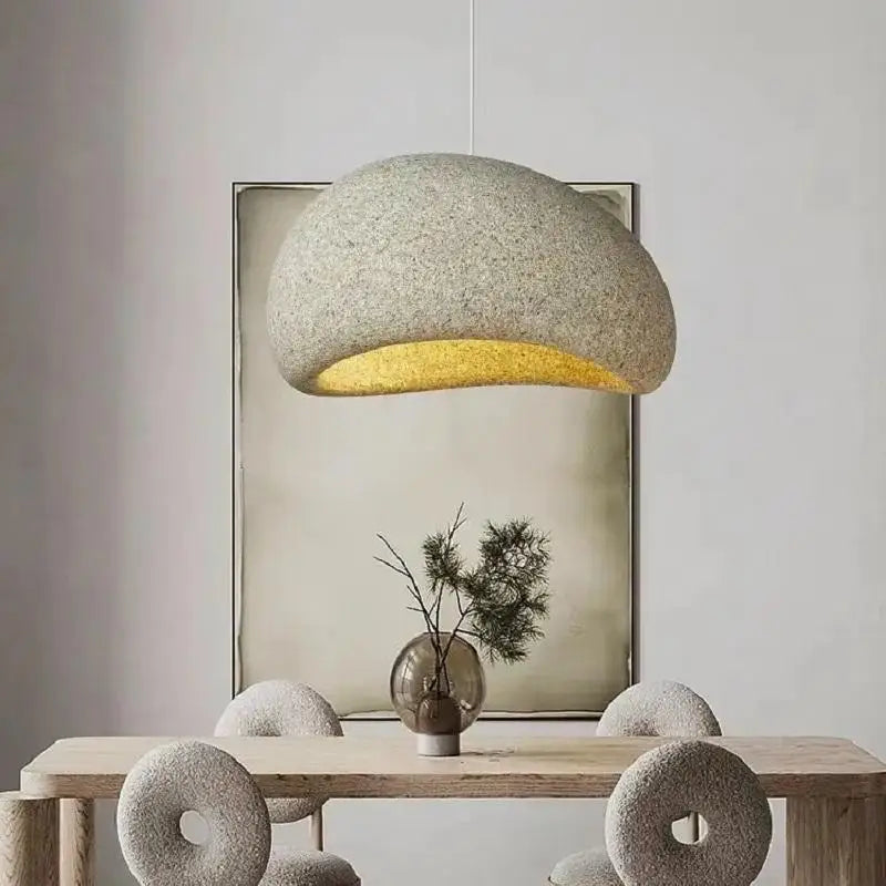 Wabi-Sabi Stone Pendant Chandelier