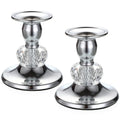 Vintage Crystal Candlestick (2-Piece Set)