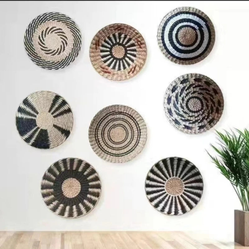 Boho Woven Wall Basket
