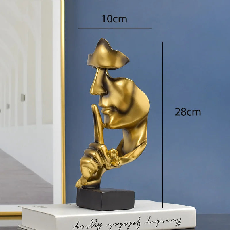 Thinker Figurine Sculpture