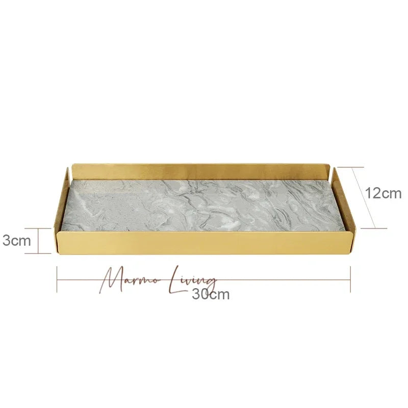 Pitaya Flower Marble Bath Set