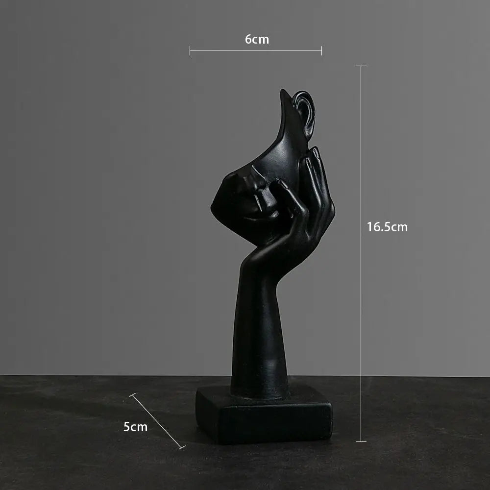 Abstract Face Statue