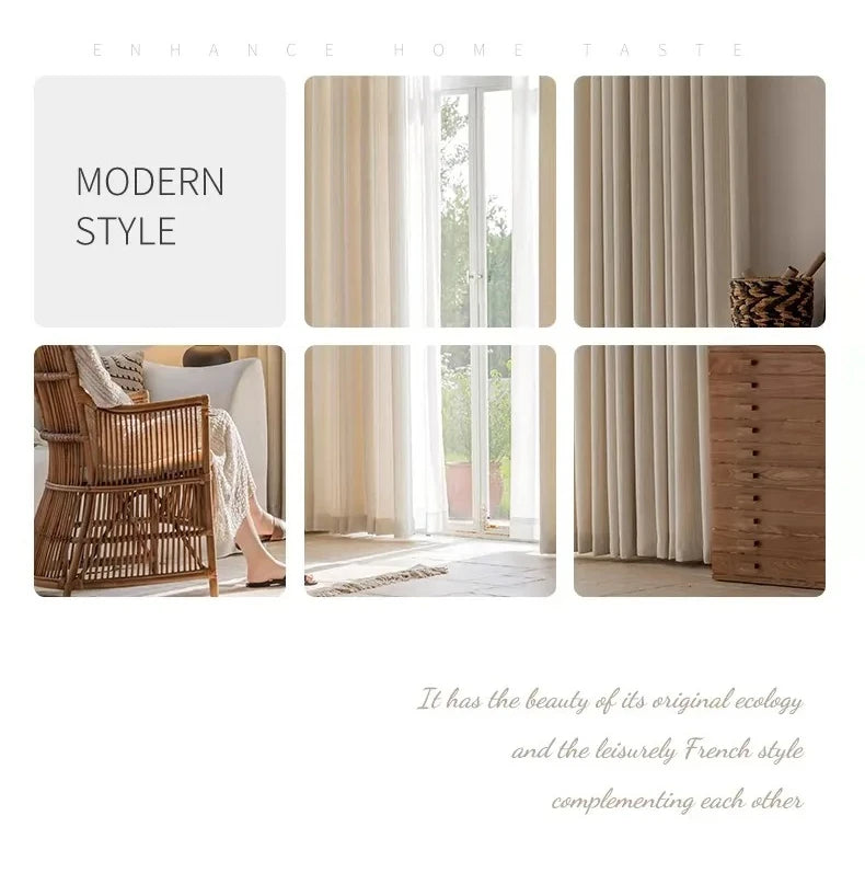 Japanese Gauze Sheer Curtains
