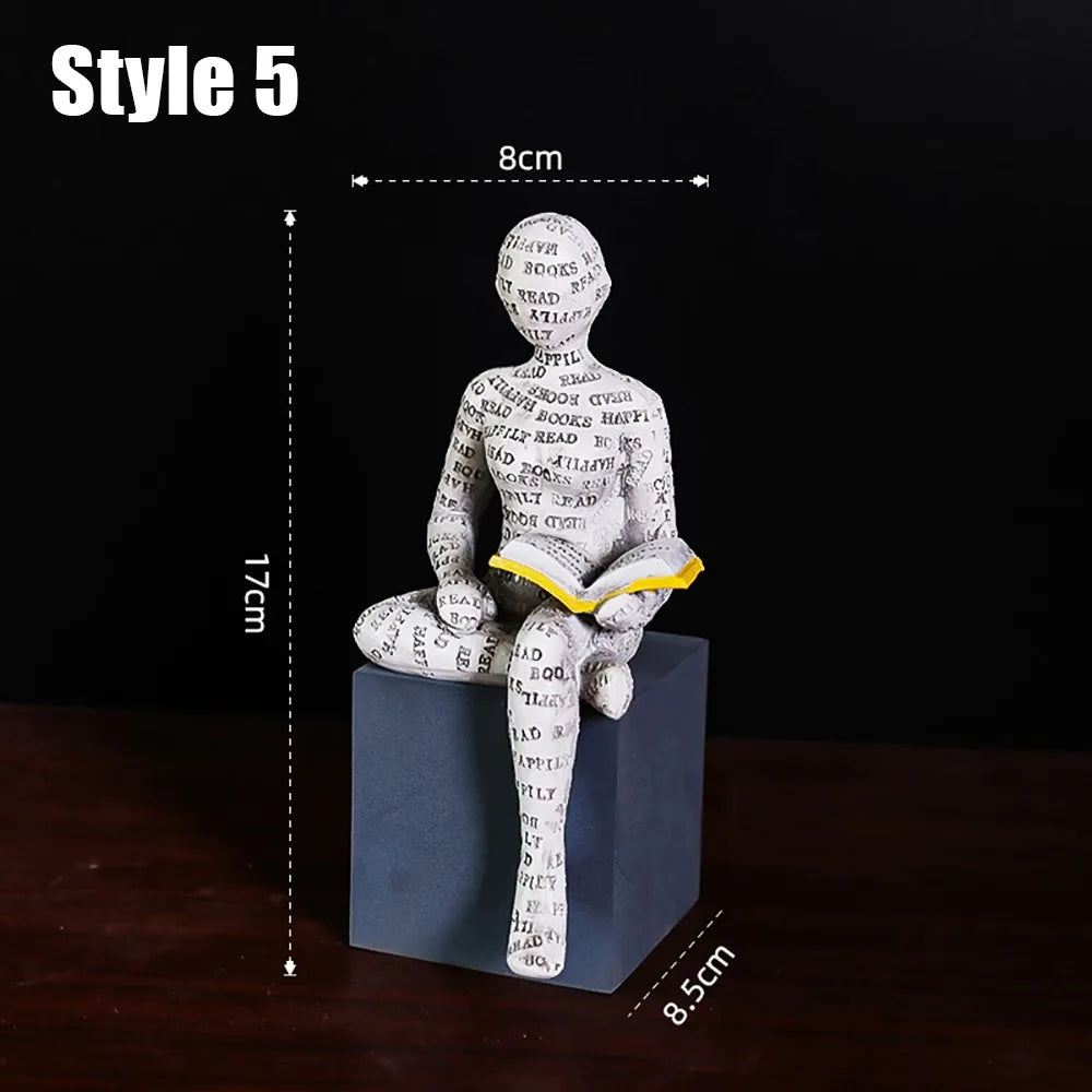 Reading Woman Figurine
