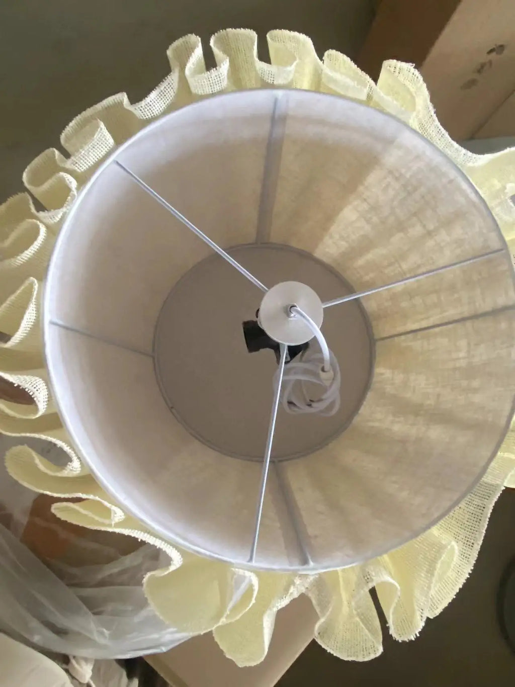 Wabi-Sabi Fabric Pendant Lamp