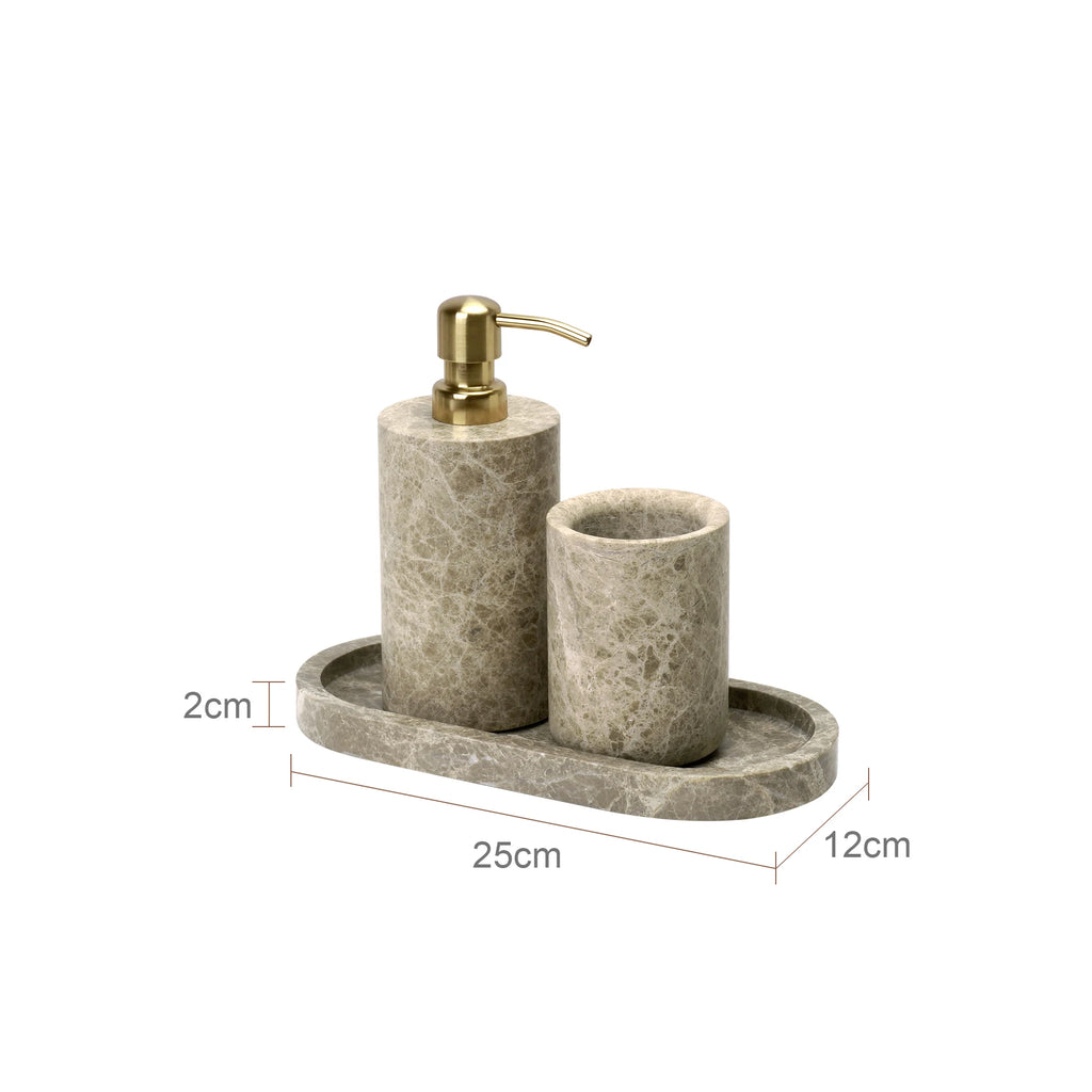 Emperador Light Marble Set