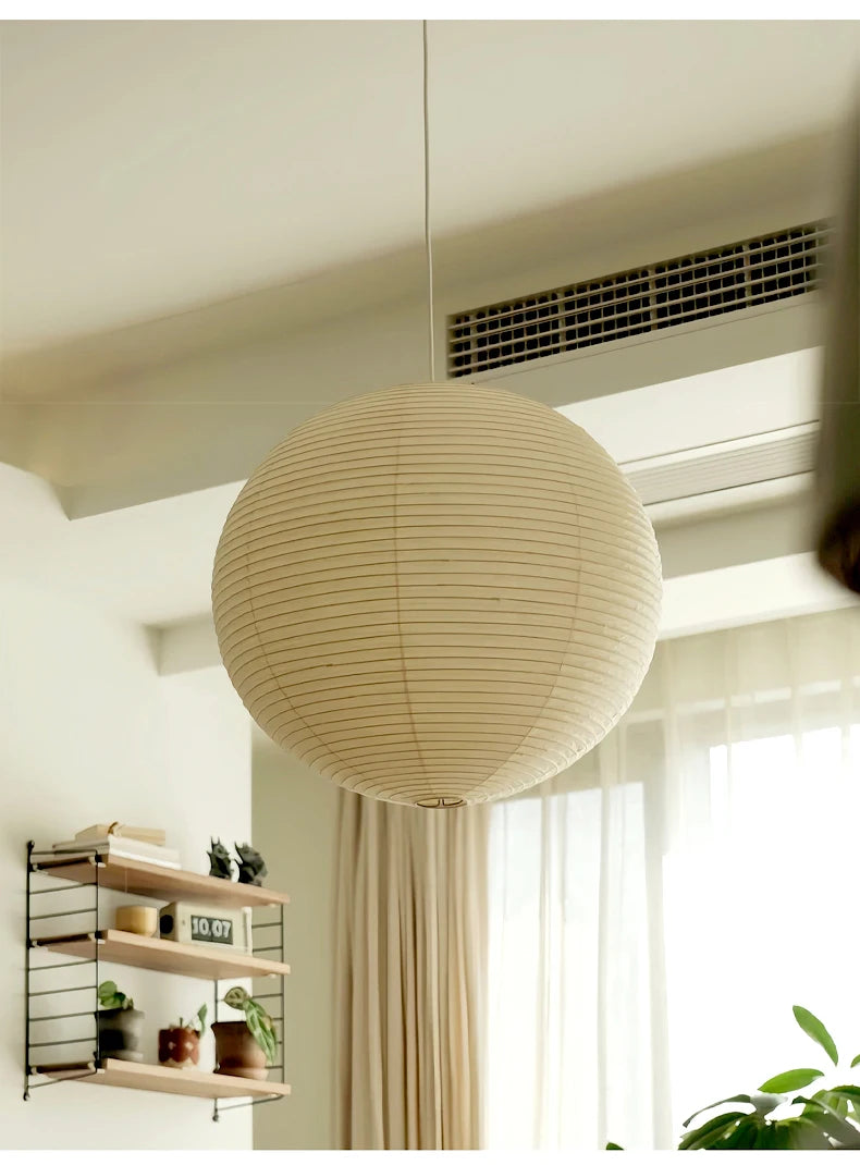 Wabi-Sabi Paper Pendant Chandelier