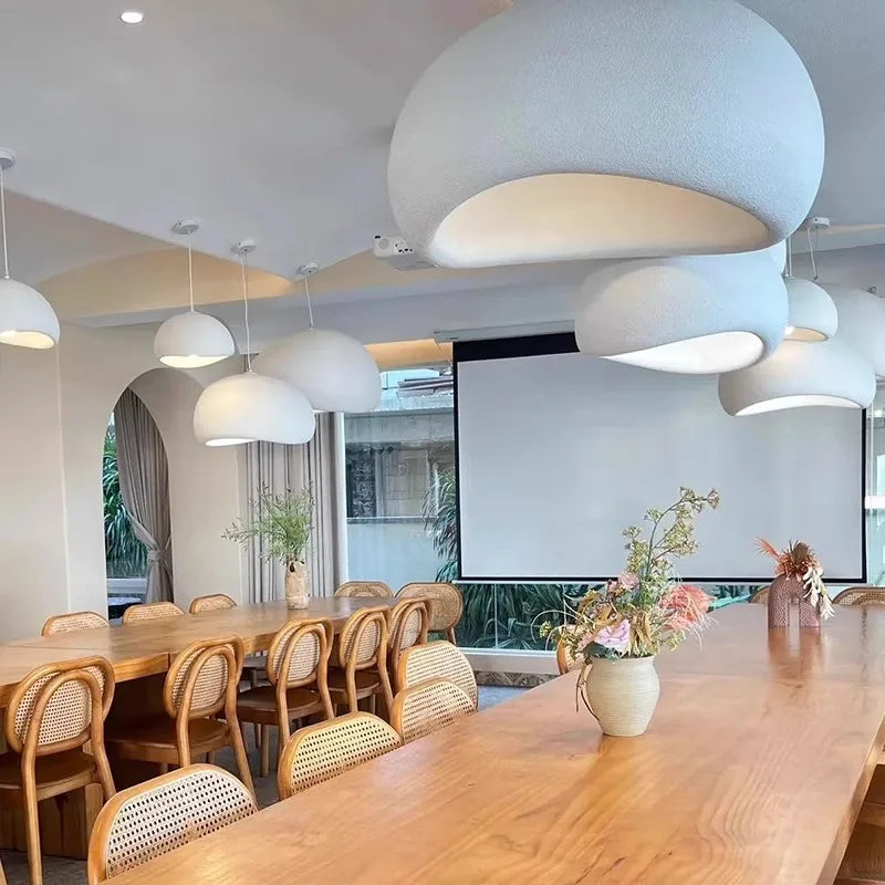 Wabi-Sabi Paper Pendant Chandelier