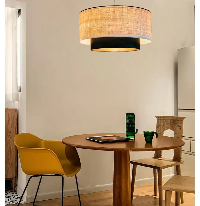 Wabi-Sabi Fabric Pendant Chandelier
