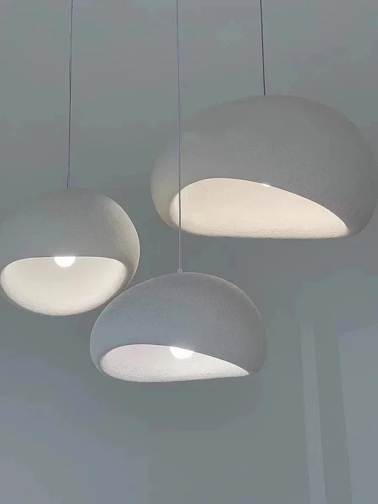 Wabi-Sabi Paper Pendant Chandelier