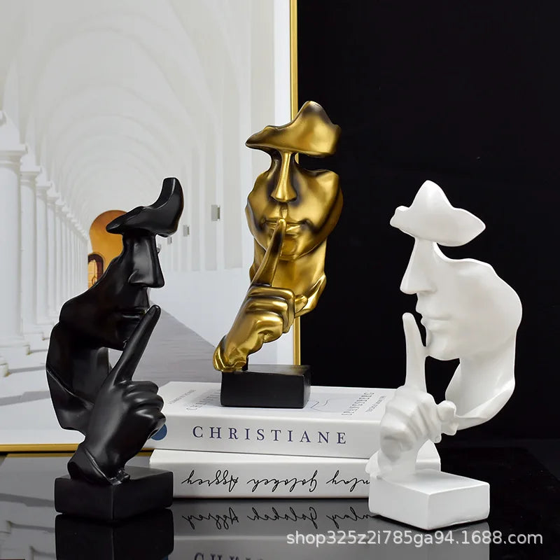 Thinker Figurine Sculpture
