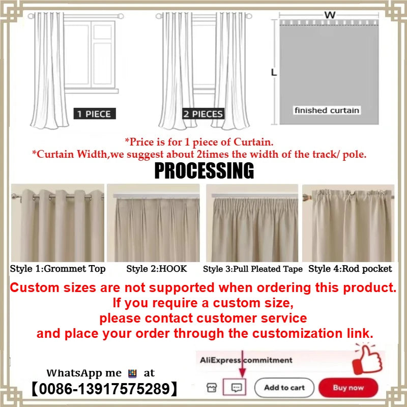 Modern Tulle Sheer Curtains