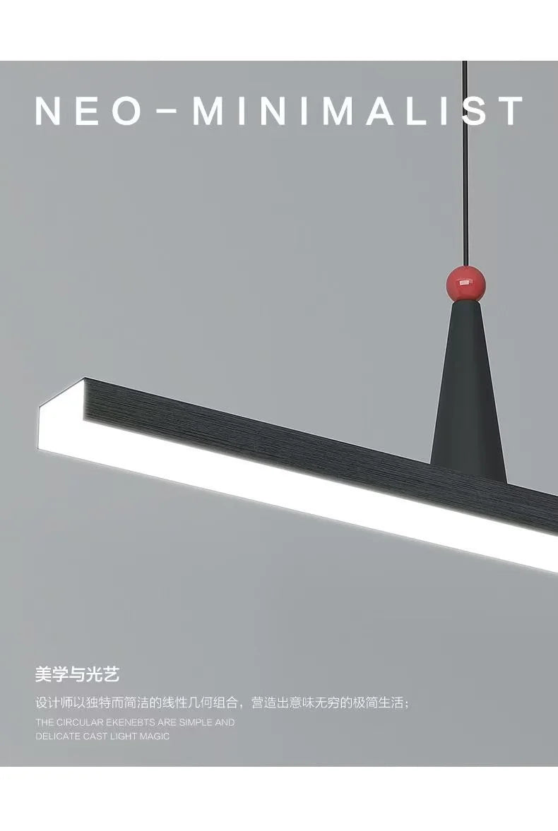 Minimalist Linear Pendant Light