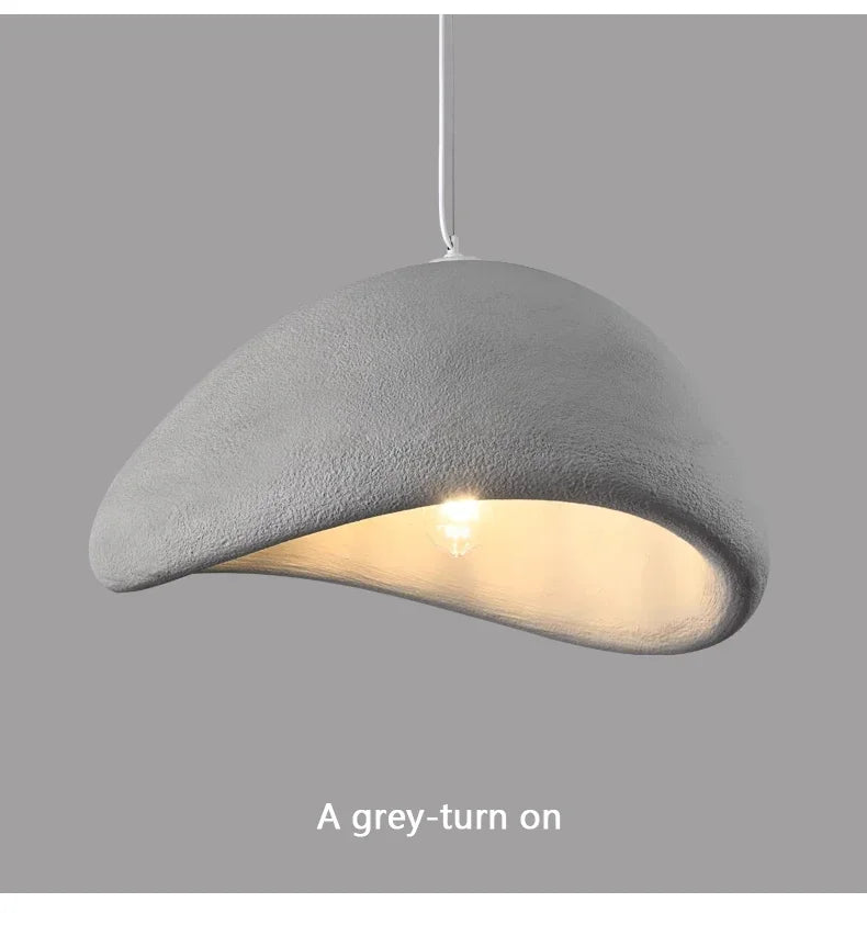 Wabi-Sabi Paper Pendant Chandelier