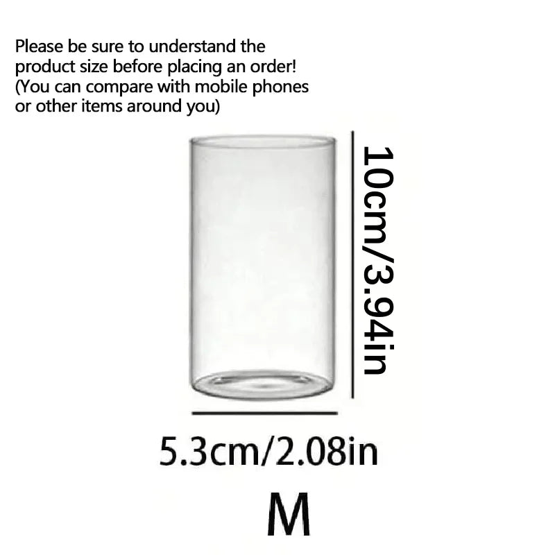 Glass Cylinder Candle Holder