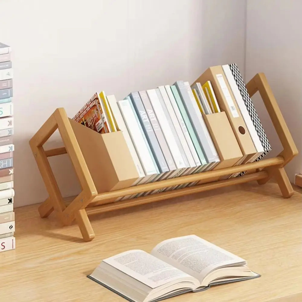 Bamboo Desktop Bookshelf