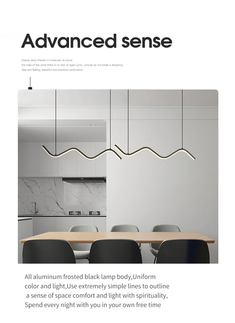 Nordic Linear Pendant Light