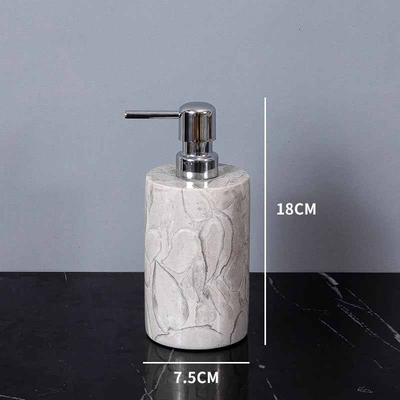 Elegant Marble Bathroom Set