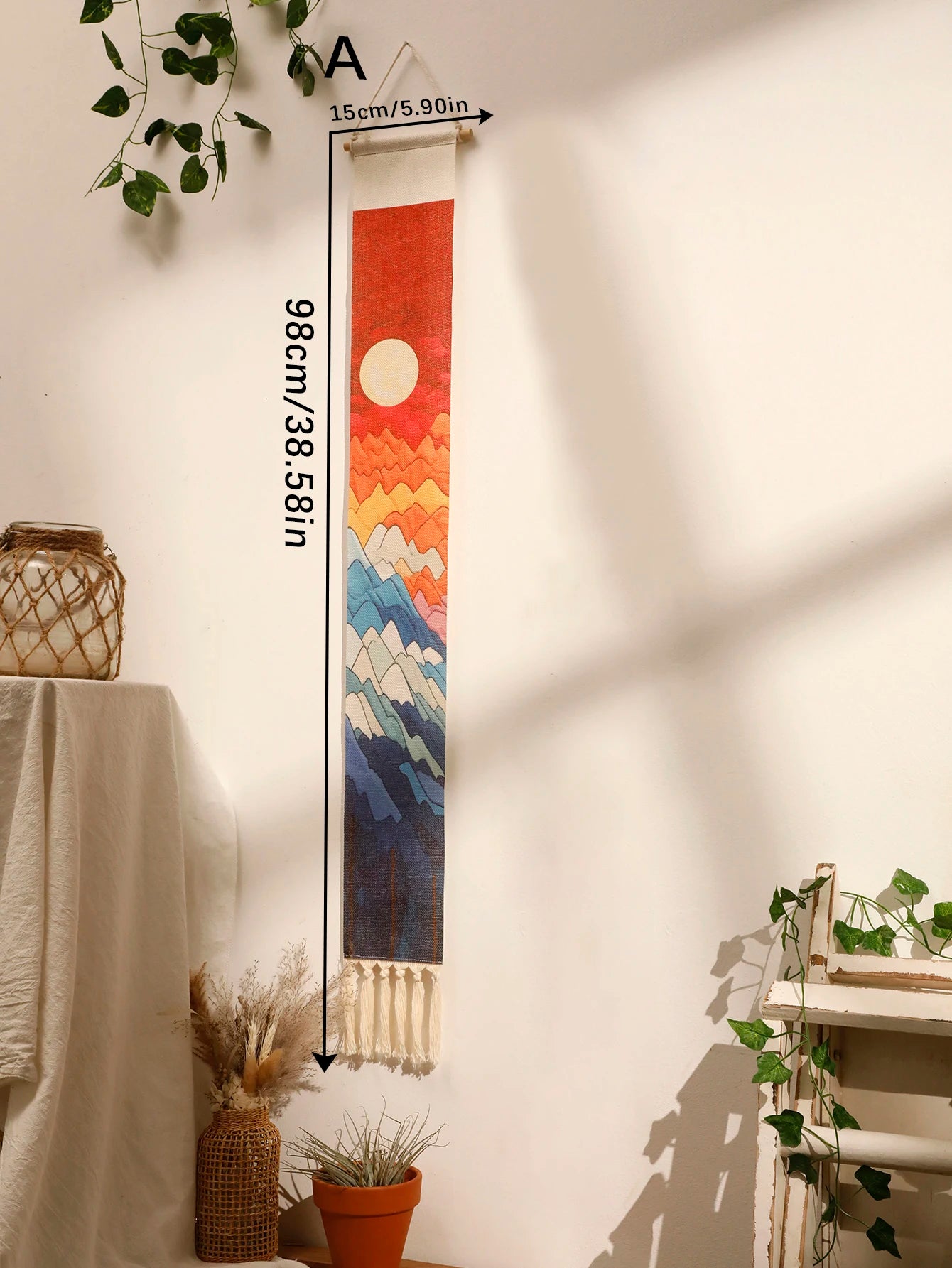 Sunset Macrame Tapestry