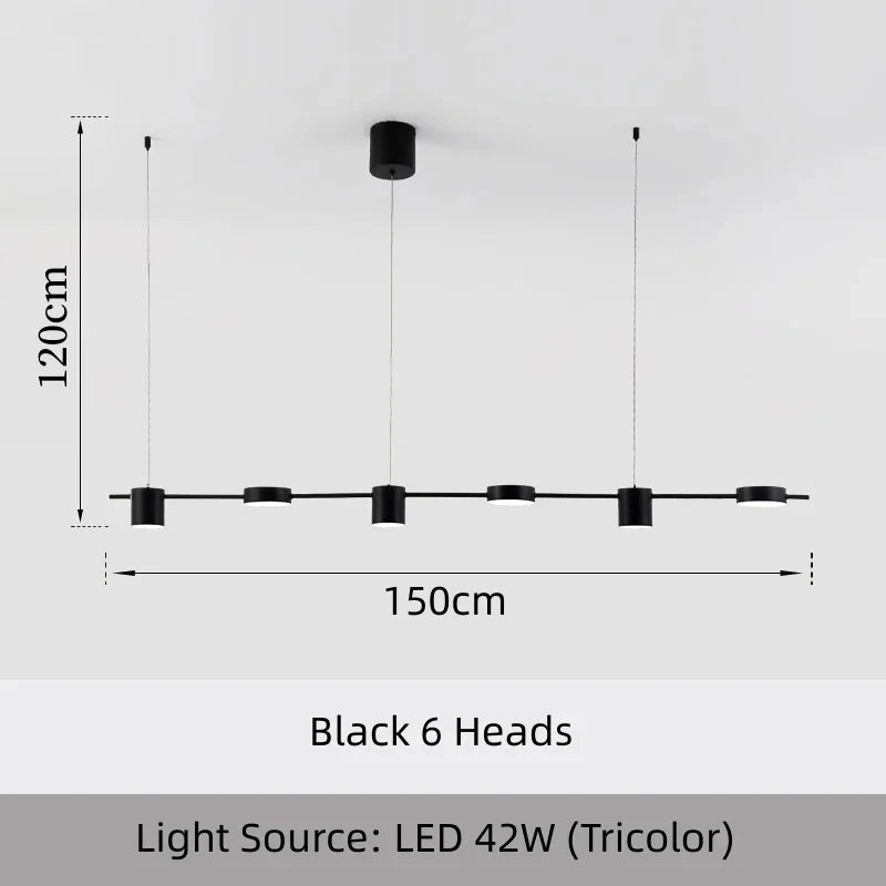 Modern LED Linear Chandelier