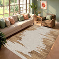 Abstract Washable Area Rug