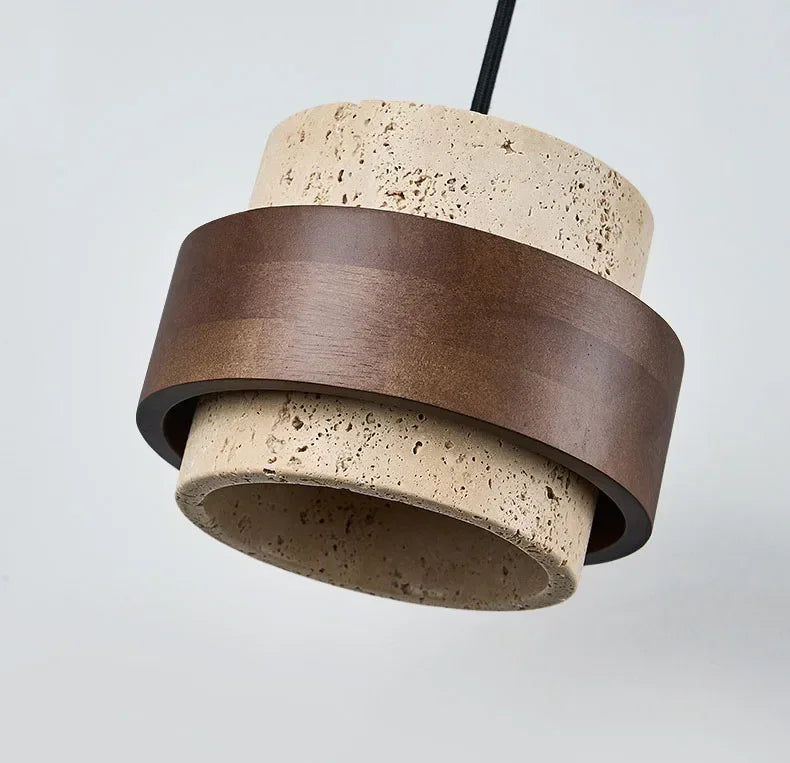 Wabi-Sabi Stone Pendant Lamp