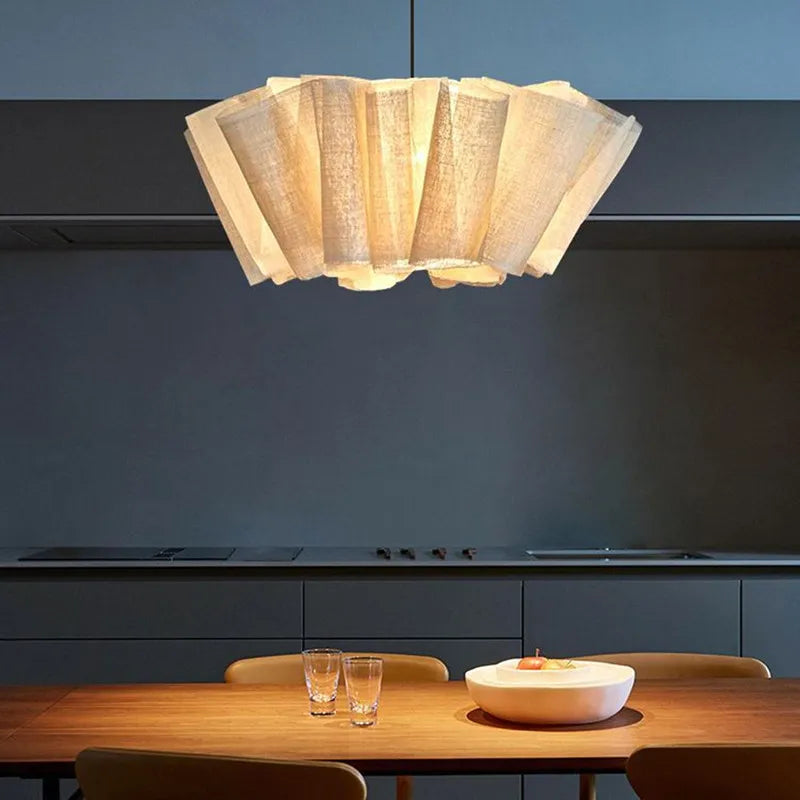 Wabi-Sabi Fabric Pendant Chandelier