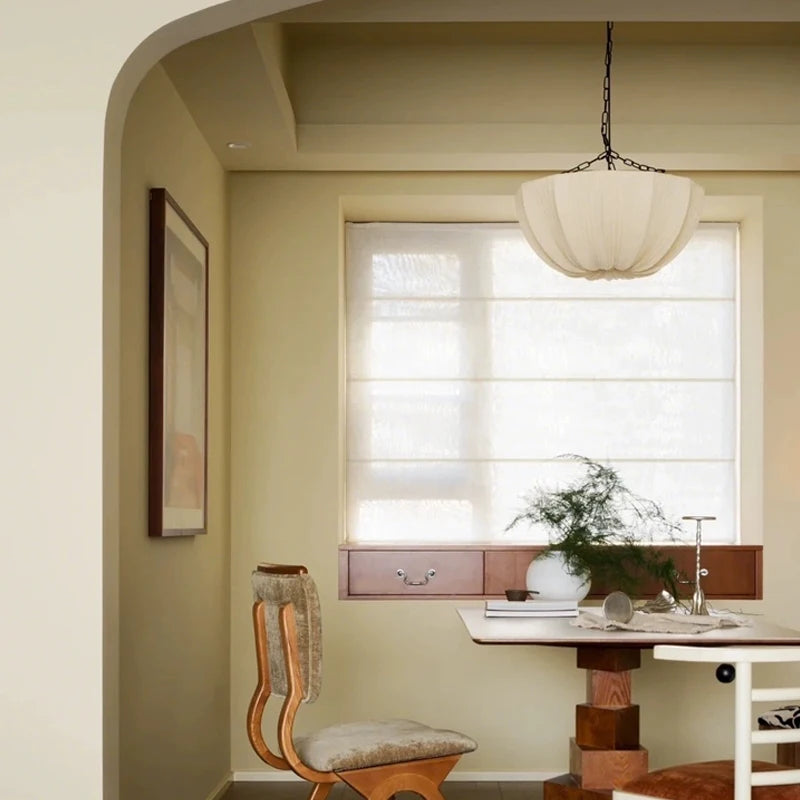 Wabi-Sabi Fabric Pendant Chandelier