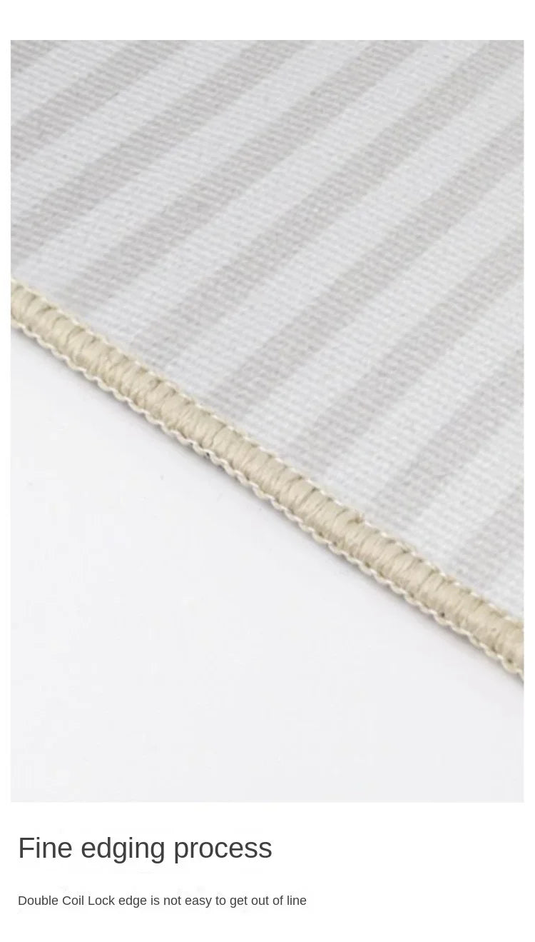 Washable Neutral Area Rug