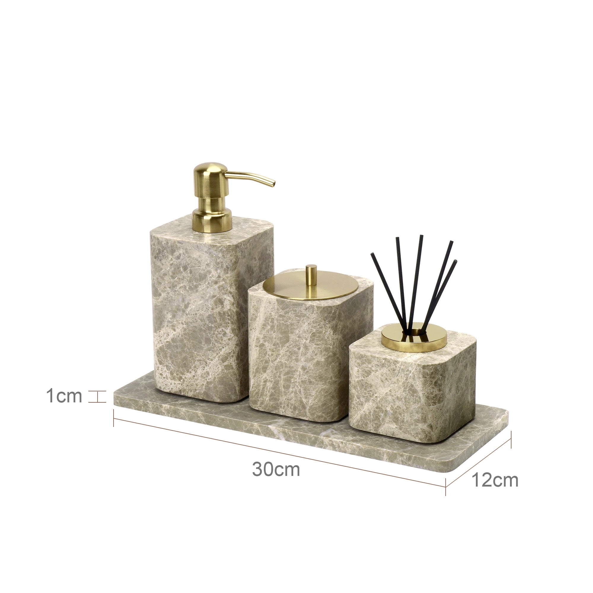 Emperador Light Marble Set