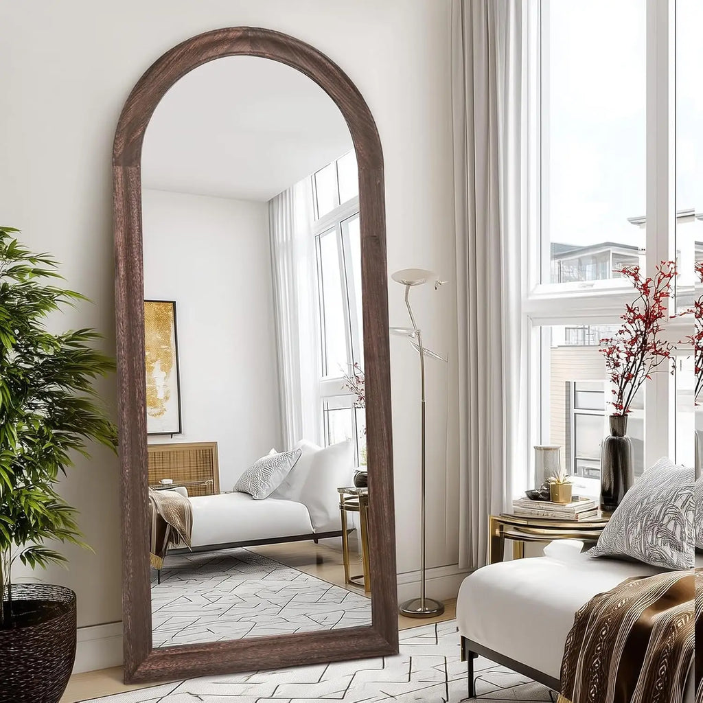 Arched Full-Length Wall Mirror