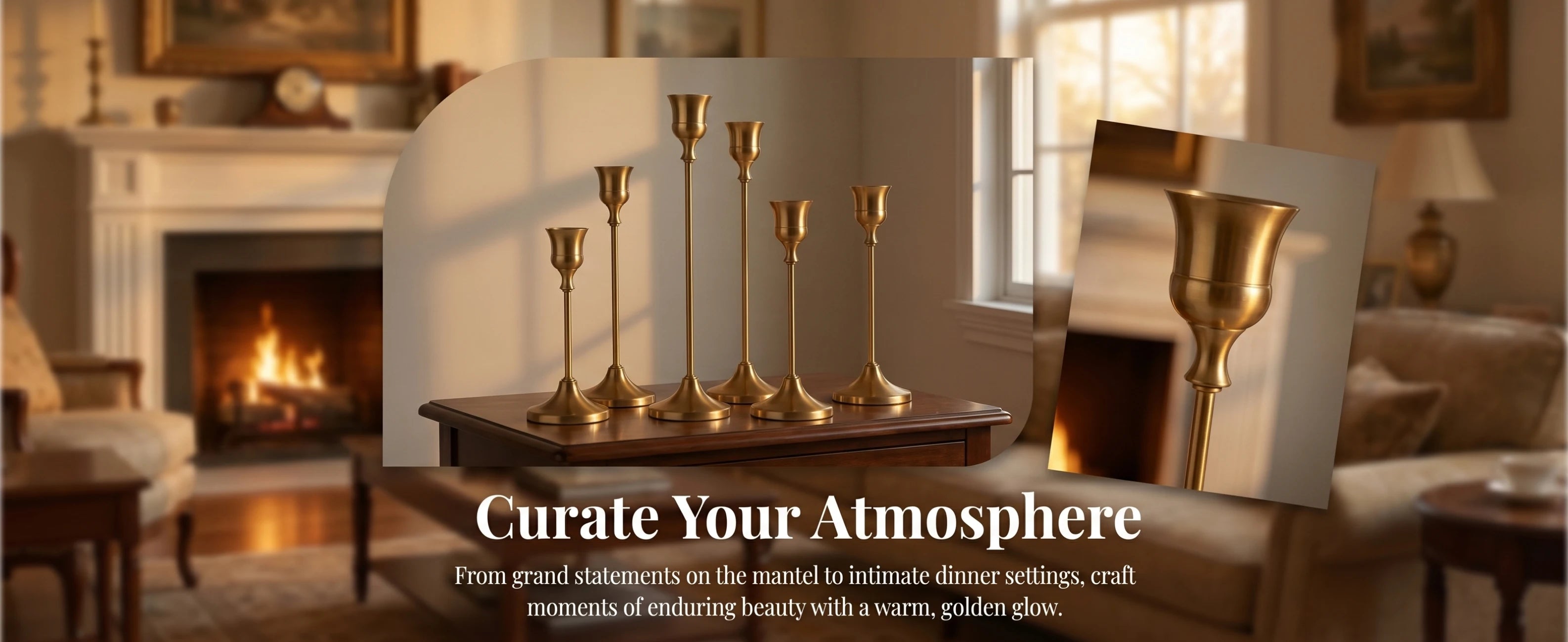 Brass Candlestick (36-Piece Set)
