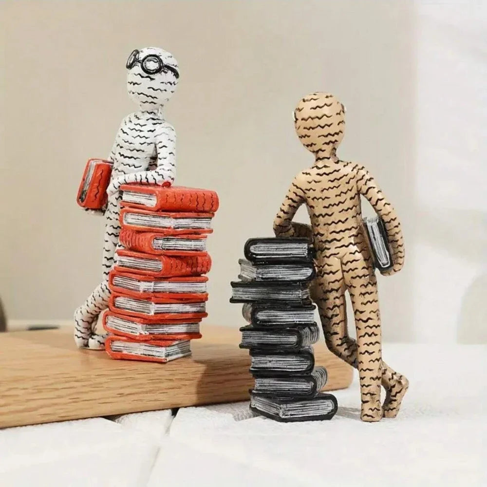 Minimalist Reader Statue