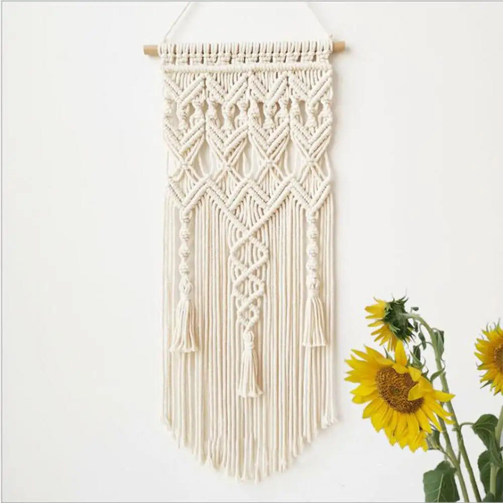Boho Geometric Macrame Wall Hanging