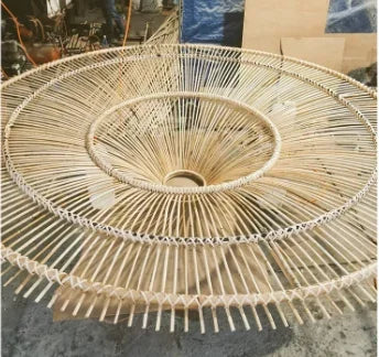 Wabi-Sabi Rattan Pendant Lamp