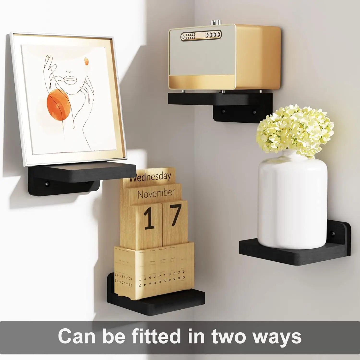 Floating Wall Shelf Set