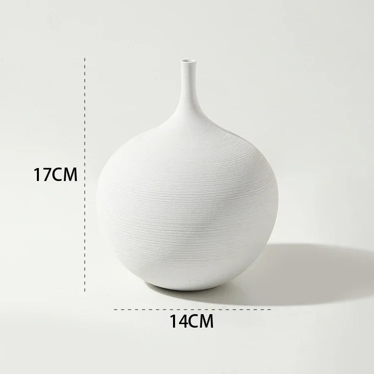 Hand-Drawn Zen Art Vase