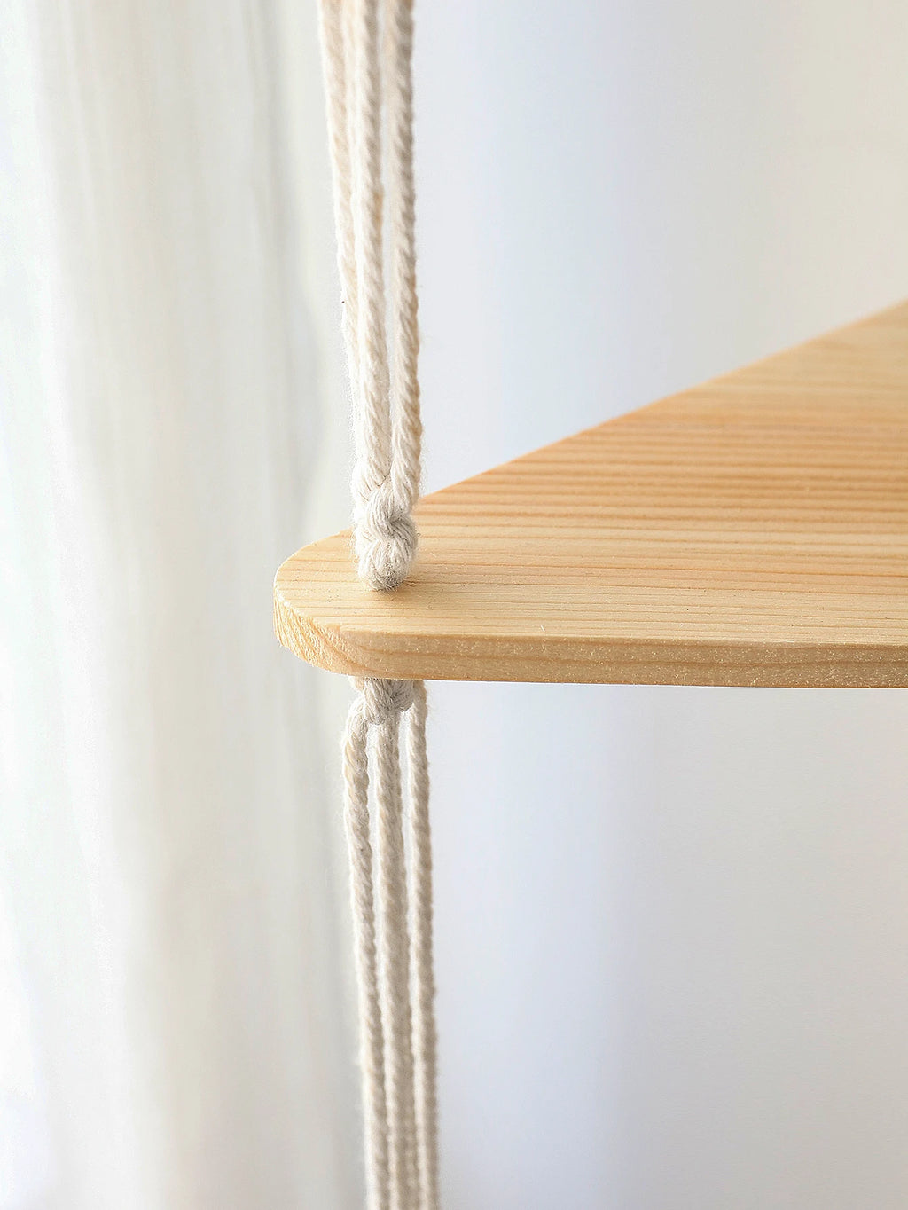 Floating Corner Wall Shelf