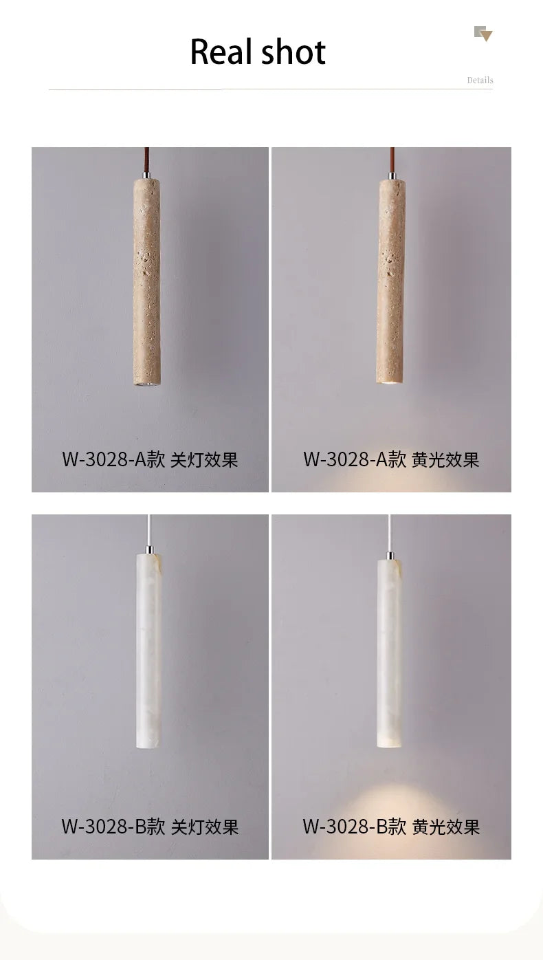 Wabi-Sabi Stone Pendant Chandelier