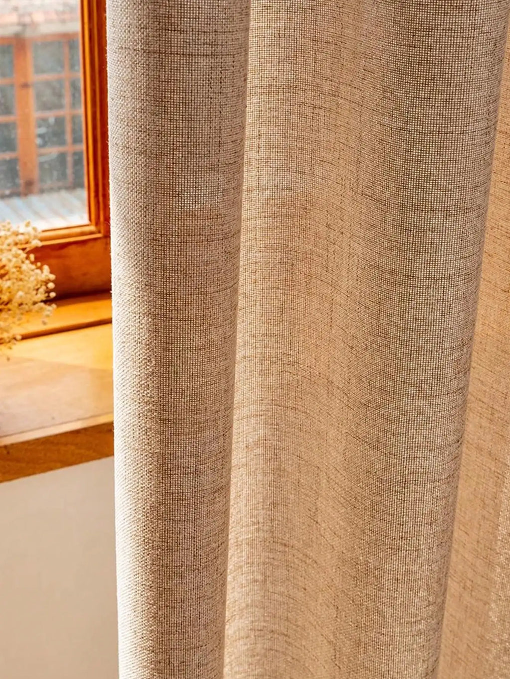 Japanese Cotton-Linen Sheer Curtains