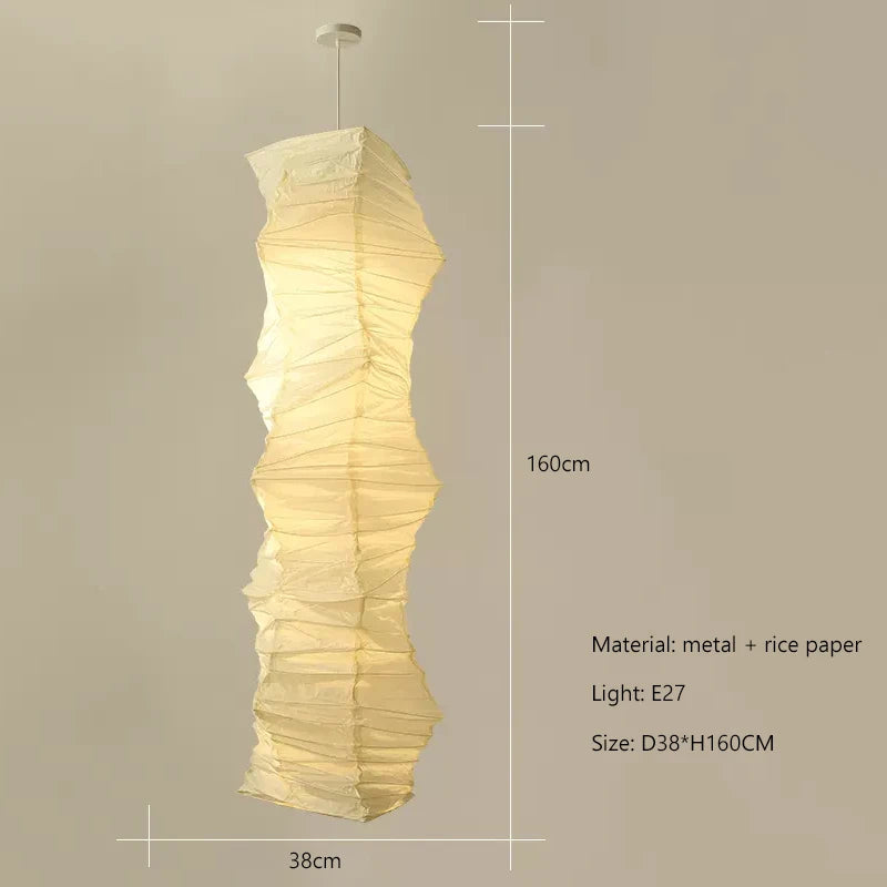 Wabi-Sabi Paper Pendant Chandelier