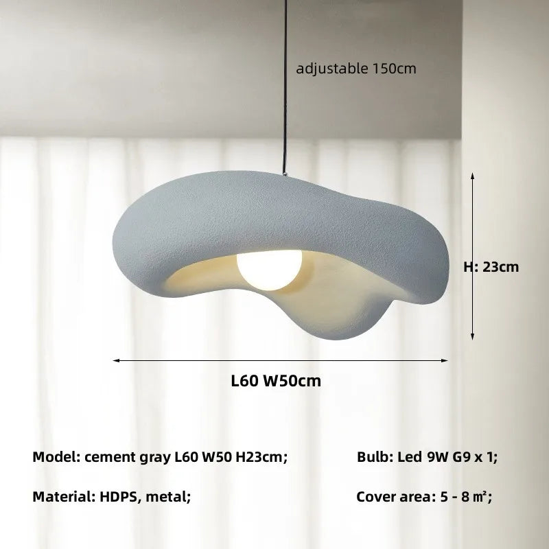 Wabi-Sabi Glass Arc Pendant Lamp