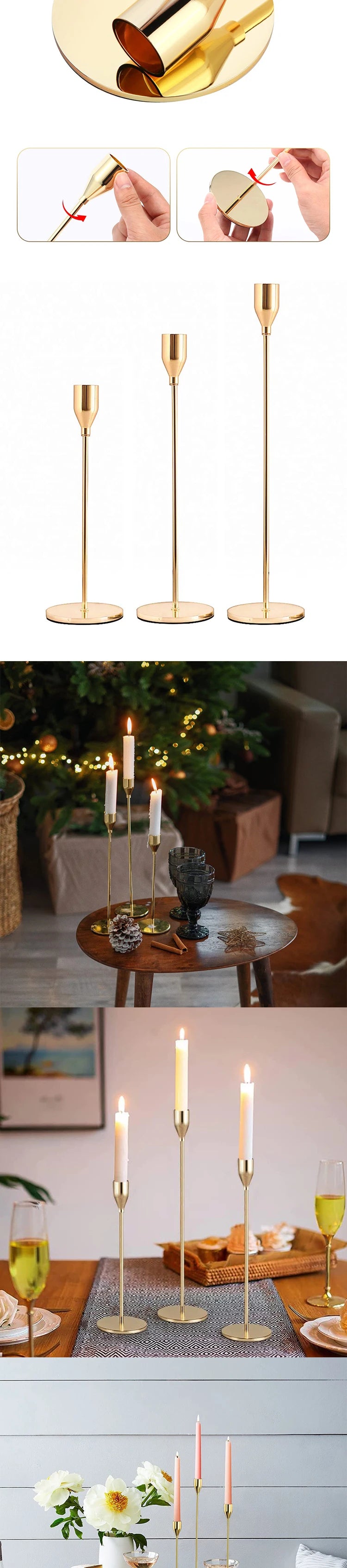 European Candlestick Set
