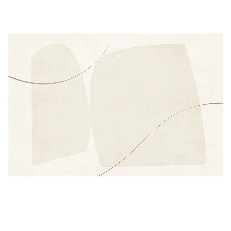 Abstract Plush Area Rug