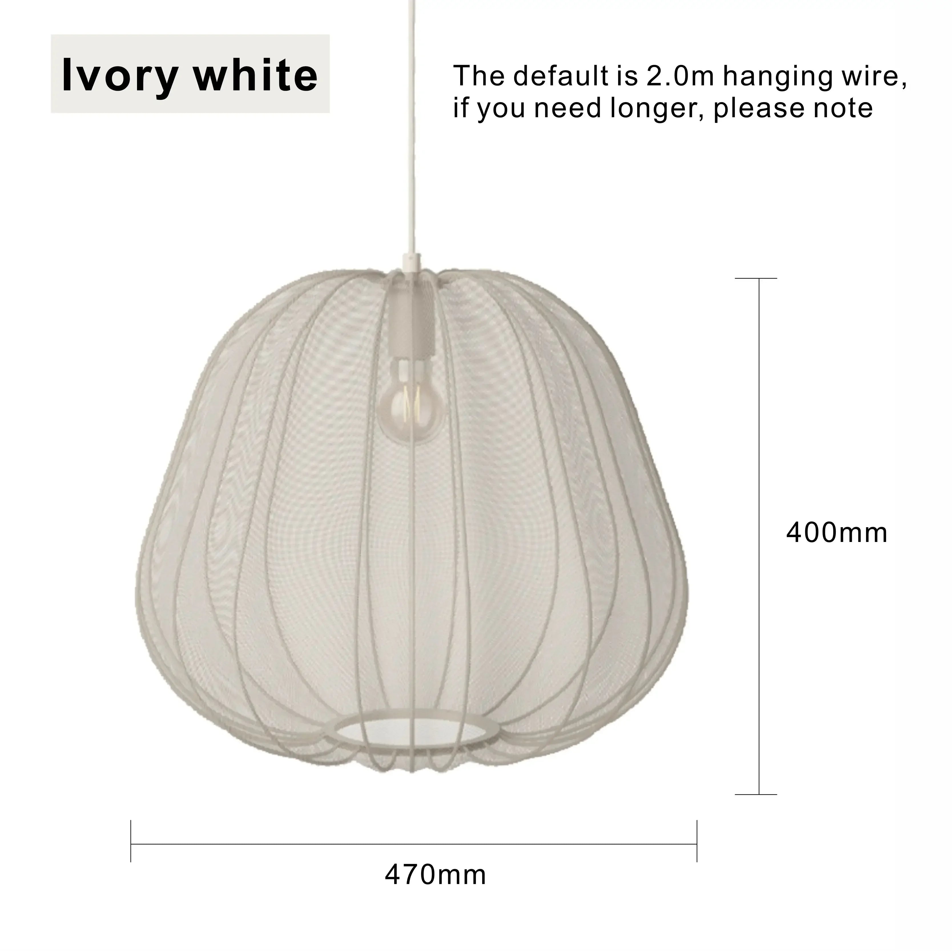 Wabi-Sabi Fabric Pendant Lamp