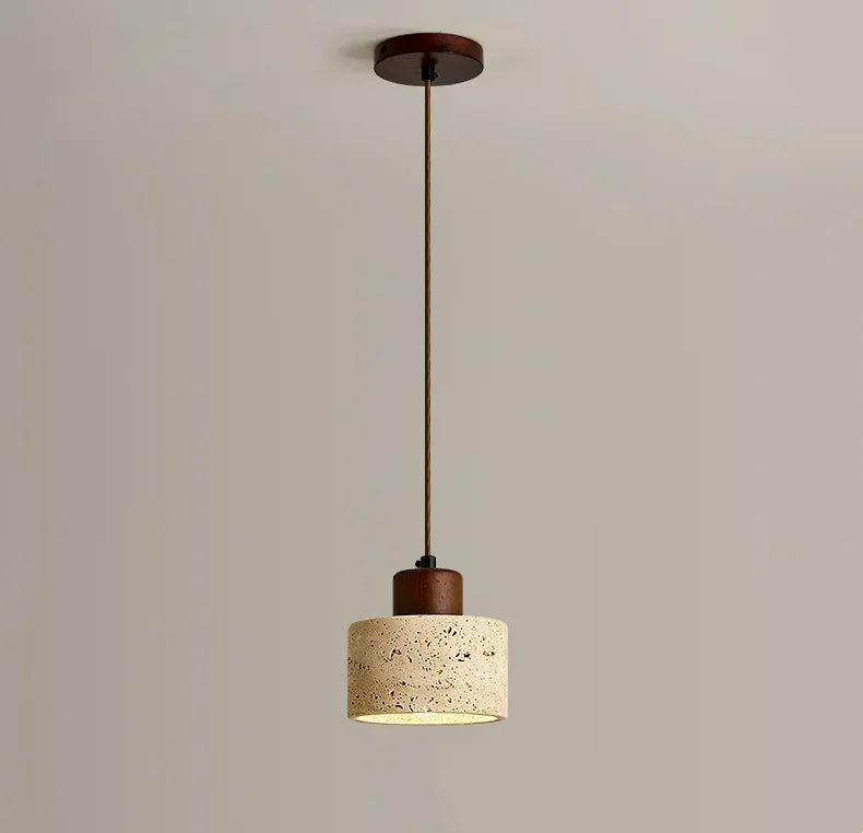 Japanese Wooden Pendant Lamp