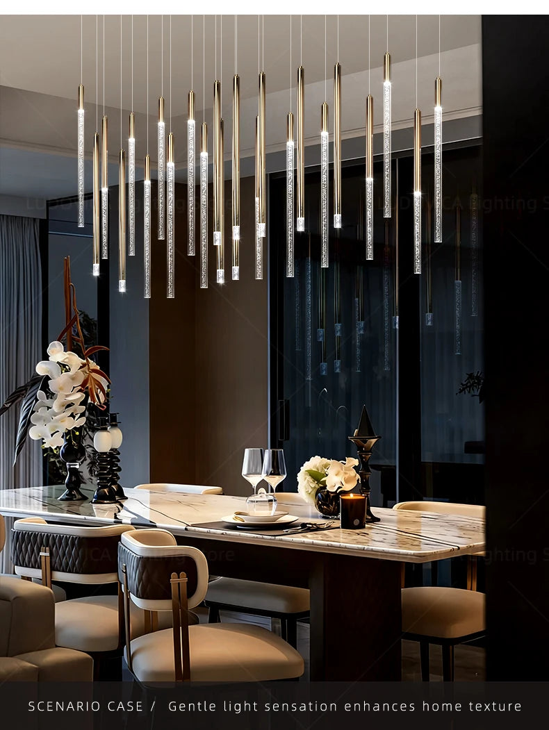 Modern Wood Pendant Chandelier