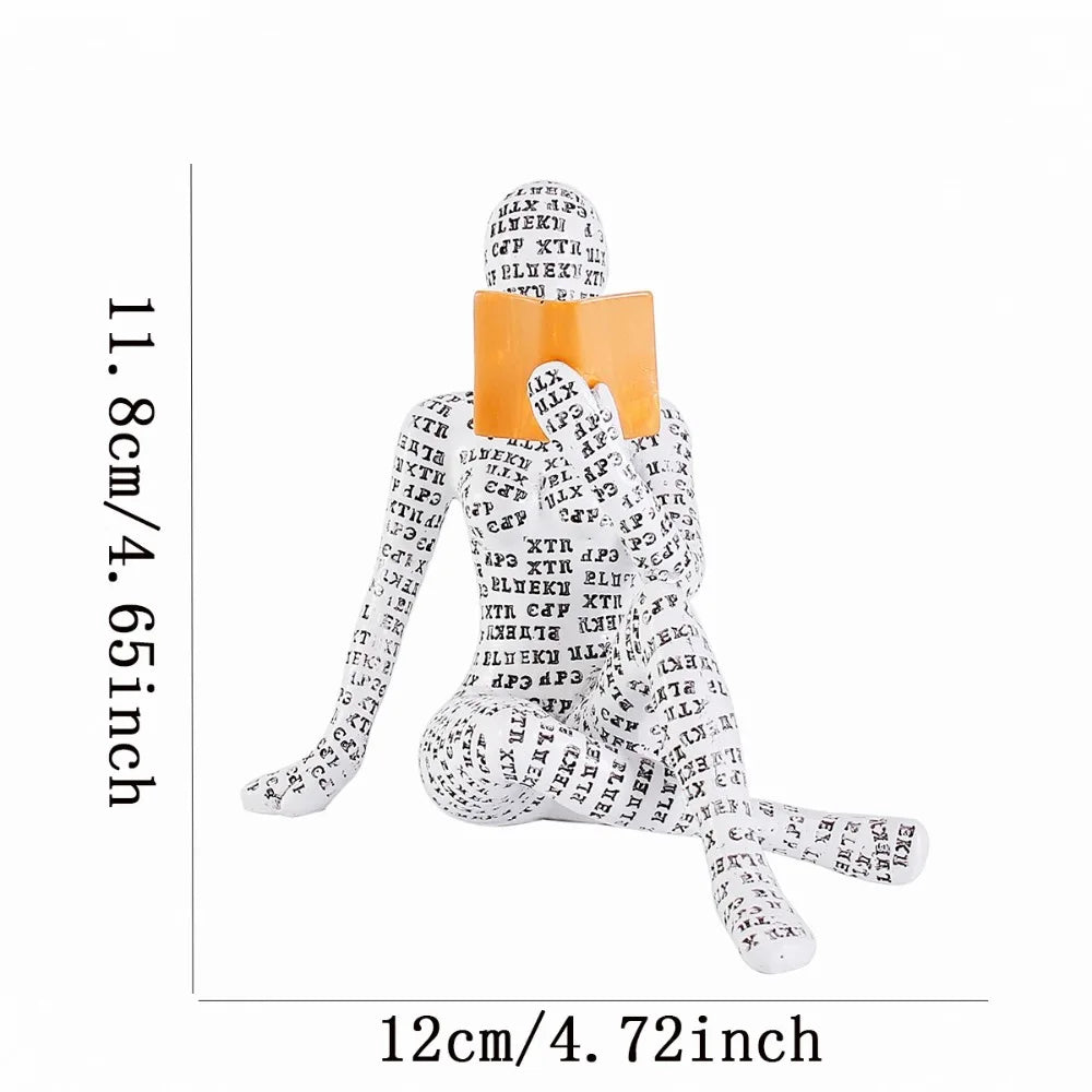 Reading Woman Figurine