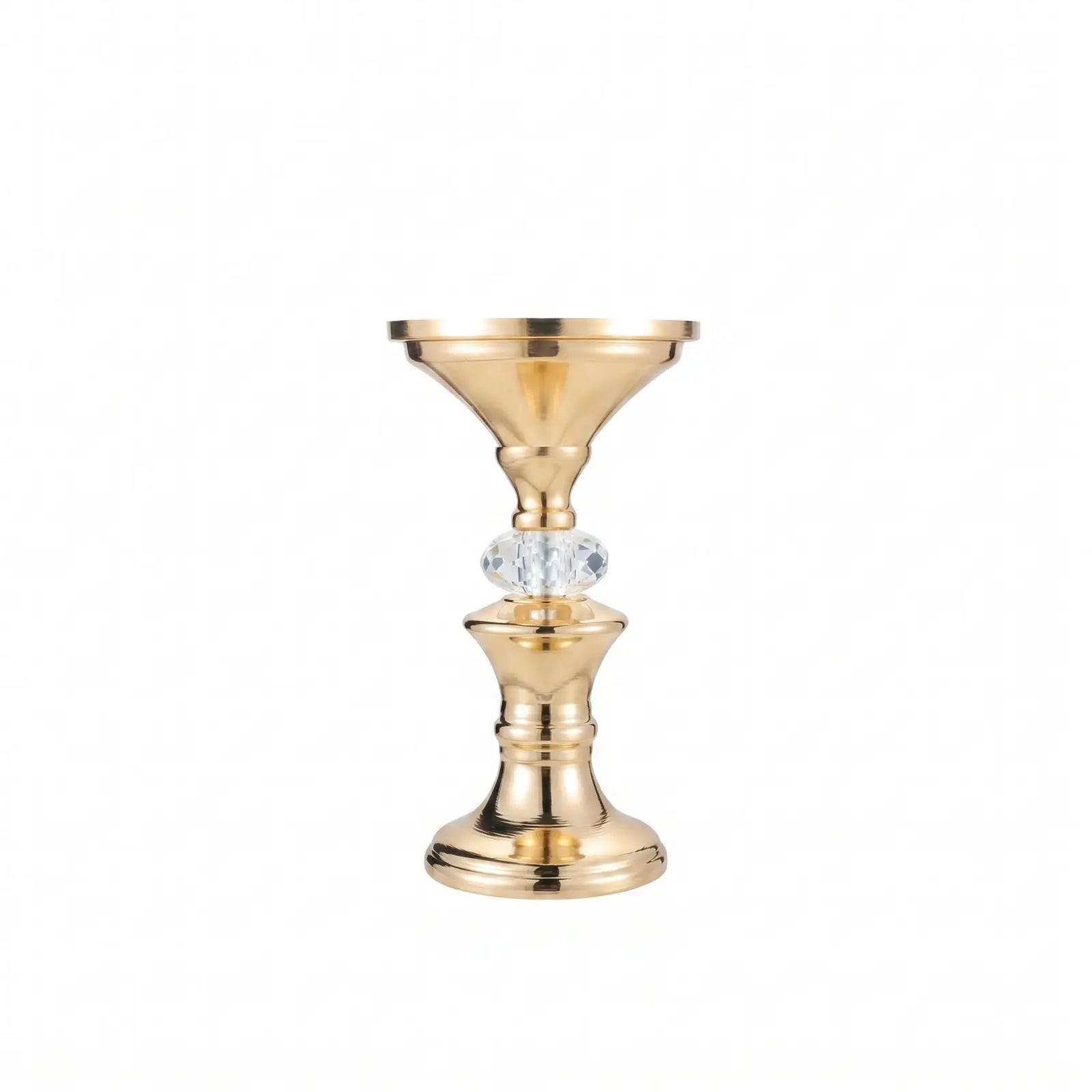 Crystal Pillar Candle Holder